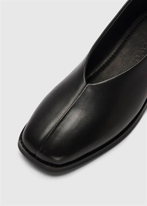 Kelly leather shoe Sort Selected Femme 
